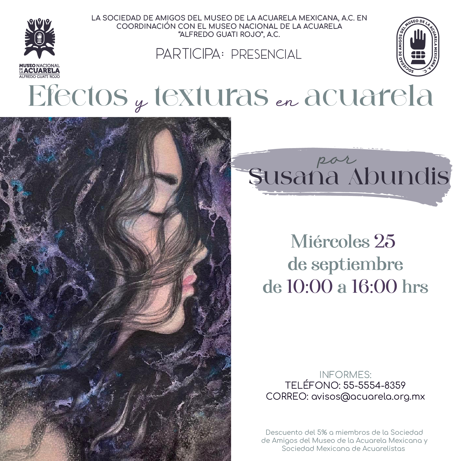 Taller: Efectos y texturas en acuarela